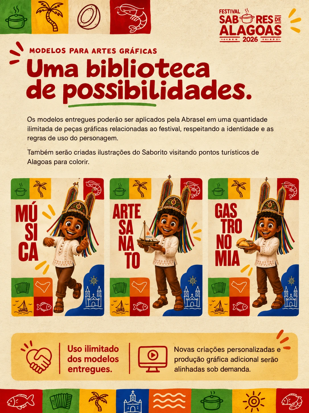 Uma biblioteca de possibilidades — modelos para artes gráficas